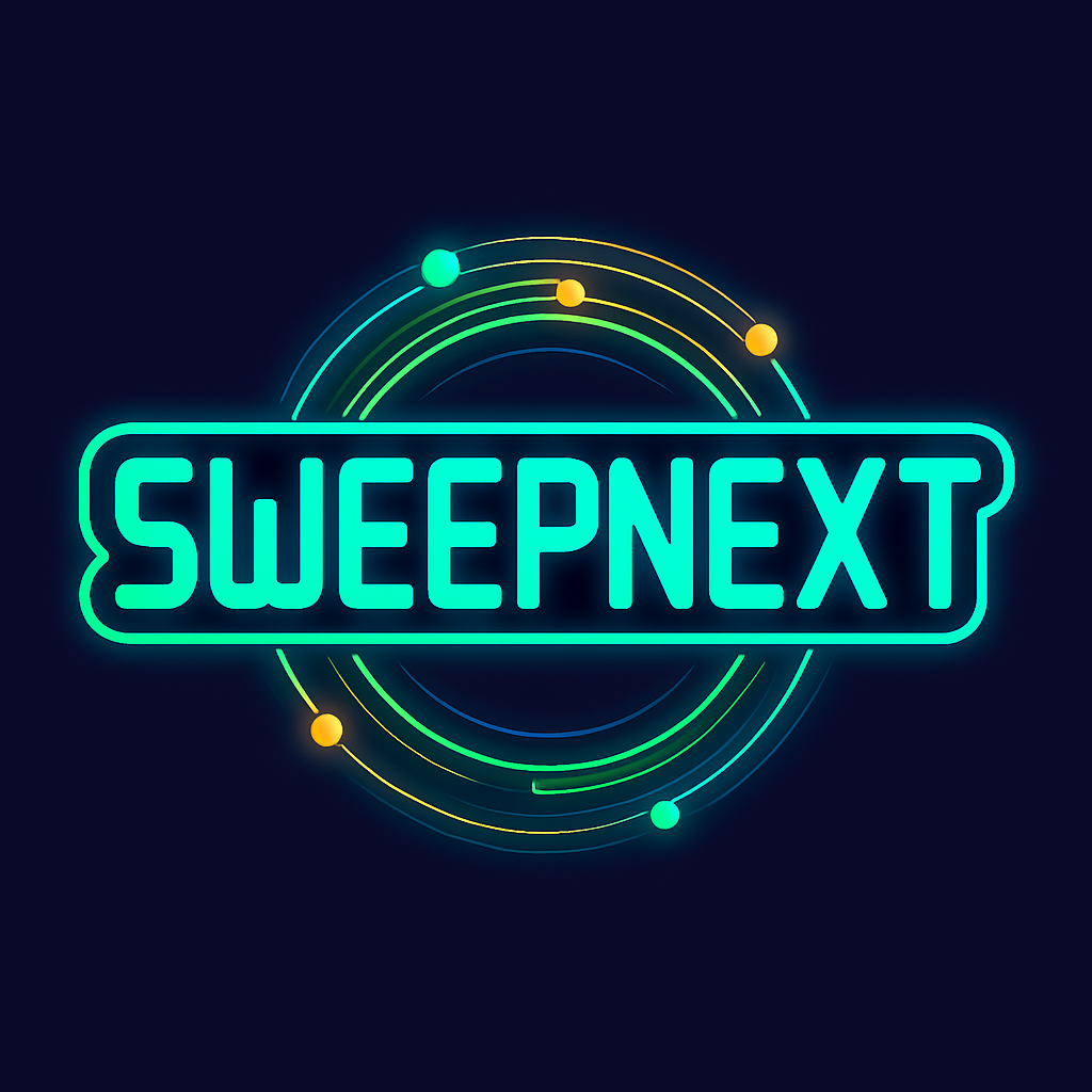 SweepNext sweepstakes casino logo - official branding for Daily Sweep method and free money opportunities